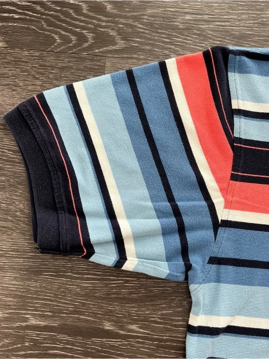 Vintage Tommy Hilfiger Golf 2002 U.S. Open Bethpage Black Striped Polo - Picture 3 of 10